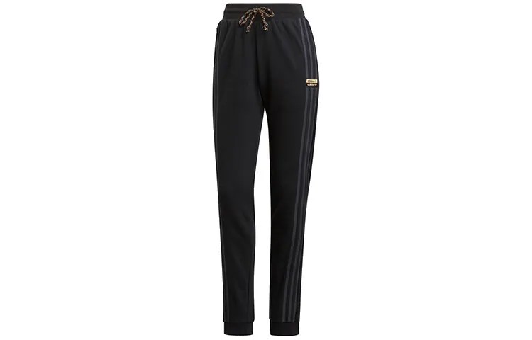 Adidas Originals Женские трикотажные спортивные штаны, цвет Black