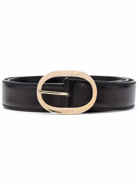 Gucci Pre-Owned ремень с гравированной пряжкой
