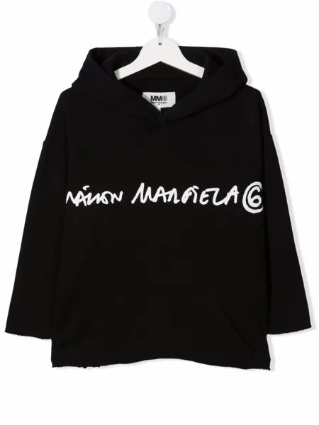 MM6 Maison Margiela Kids худи с логотипом