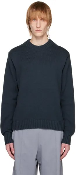 Темно-синий свитер с круглым вырезом Acne Studios