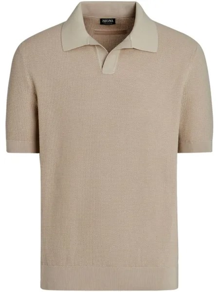 Рубашка поло Zegna, бежевый