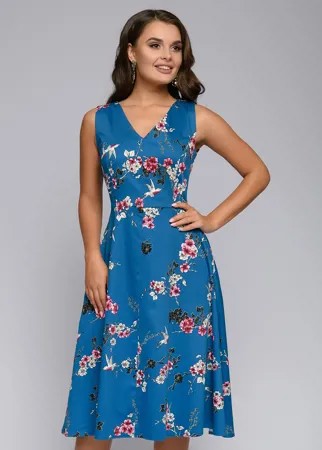 Платье-сарафан женское 1001dress DM01615TE синее 40