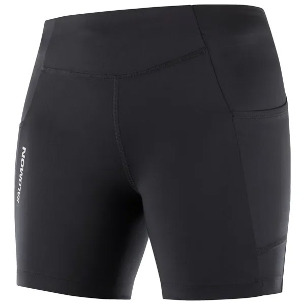Шорты для бега Salomon Women's Cross Run Short, цвет Deep Black