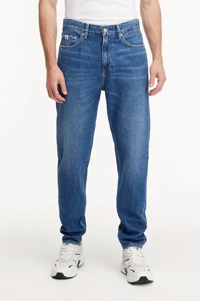 Джинсы с потертым эффектом Calvin Klein Jeans, синий