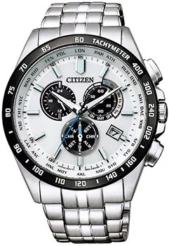 Японские наручные  мужские часы Citizen CB5874-90A. Коллекция Radio Controlled