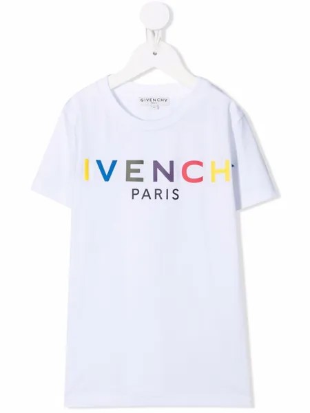 Givenchy Kids футболка с логотипом