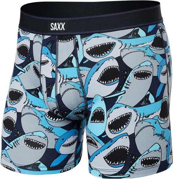 Трусики-боксеры Daytripper для полетов SAXX UNDERWEAR, цвет Shark Tank Camo/Navy