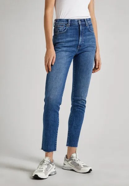 Джинсы Slim Fit UHW Pepe Jeans, цвет denim