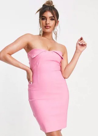 Ярко-розовое платье мини Vesper-Розовый цвет