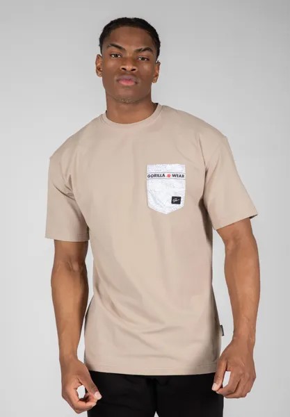 Рубашка Gorilla Wear T Shirt, цвет Übergröße - Dover - Beige