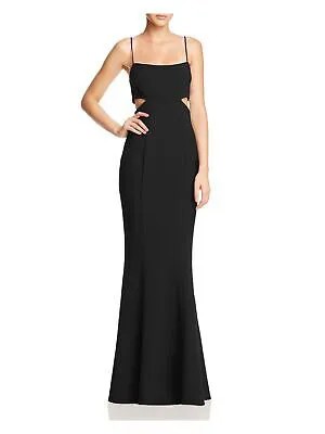 LIKELY Женское черное вечернее платье-футляр на тонких бретельках черного цвета 14