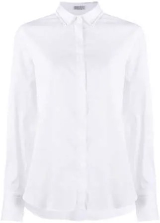 Brunello Cucinelli рубашка с заостренным воротником