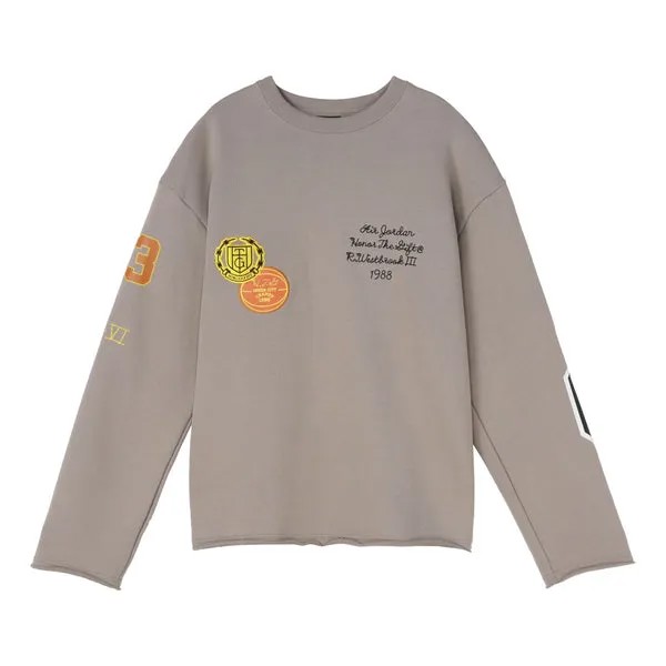 Толстовка Nike Long Sleeves Cotton Sweatshirts x HTG 'Brown Beige', коричневый