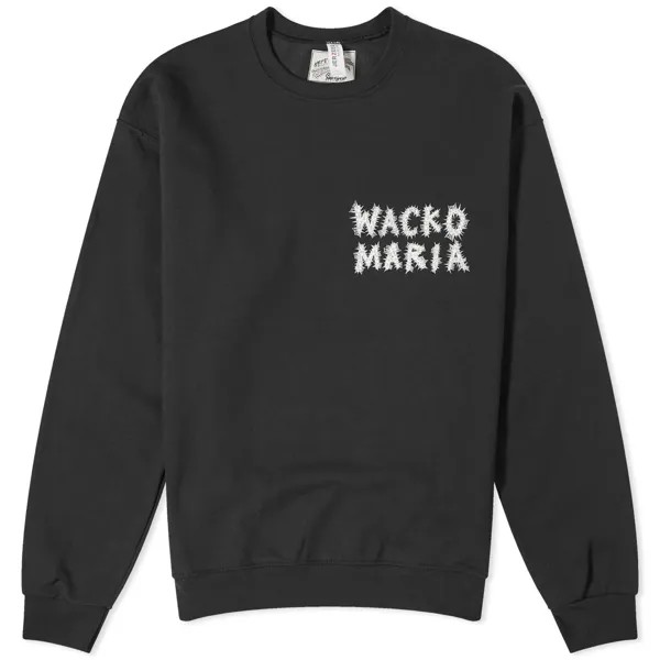 Свитшот Wacko Maria X Neckface Type 5, черный