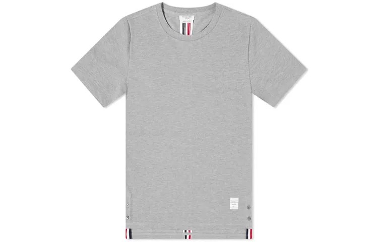 Футболка в полоску RWB Thom Browne, серый