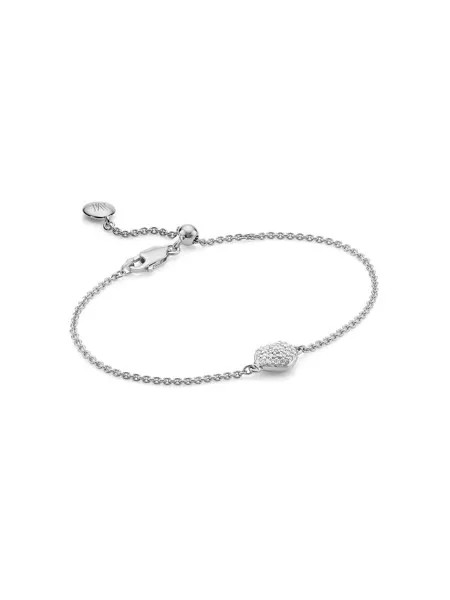 Monica Vinader Nura Mini Heart diamond bracelet