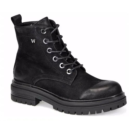 Ботинки женские Wrangler Courtney Wl02634-062 кожаные черные (39)