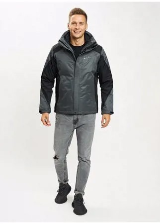 Куртка демисезонная 3 в 1серого цвета 93213Sr, 48