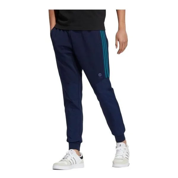 Спортивные штаны Men's adidas neo Casual Bundle Feet Stripe Sports Pants/Trousers/Joggers Navy Blue, синий