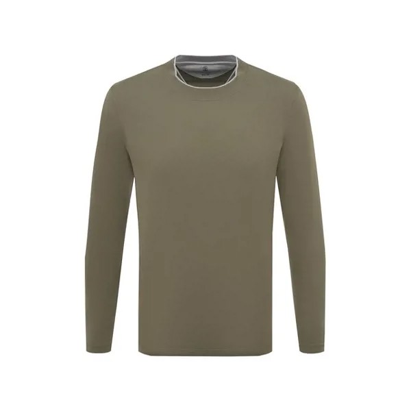 Хлопковый лонгслив Brunello Cucinelli