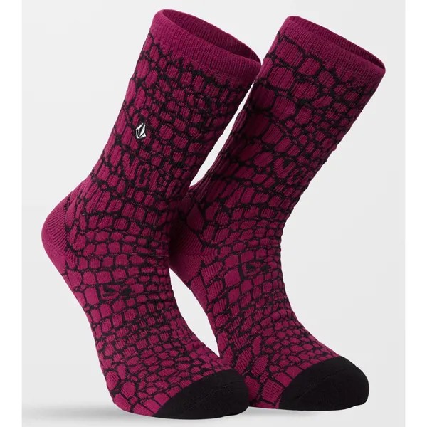 Носки VOLCOM Fa Todd Bratrud Sock Plum 2023