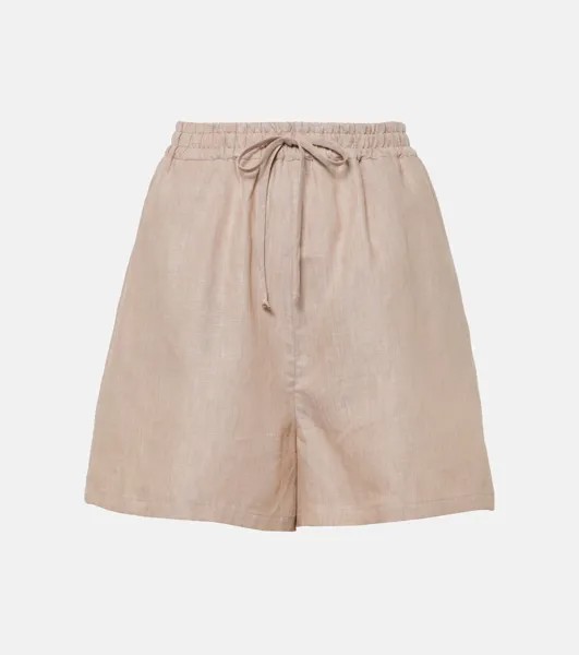 Льняные шорты Perth Loro Piana, бежевый