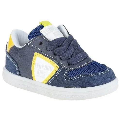 Кроссовки для мальчиков, цвет синий, размер 22, бренд Leopard Kids, артикул 367_navy
