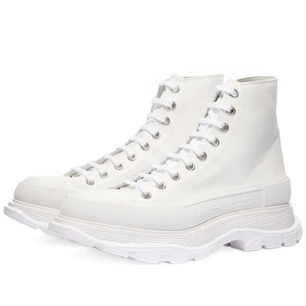 Кроссовки Alexander McQueen Tread Slick Canvas High Top Sneaker