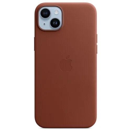 Чехол Apple iPhone 14 Plus Leather MagSafe Umber (MPPD3)