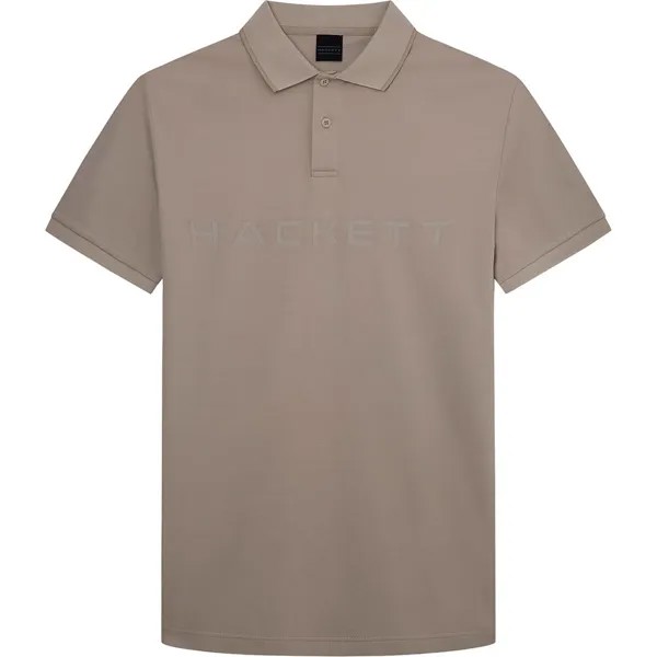 Поло с коротким рукавом Hackett Essential, бежевый