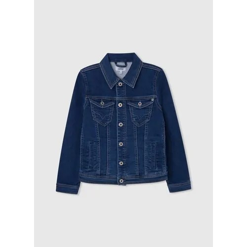Джинсовая куртка Pepe Jeans, демисезон/лето, размер 12, синий