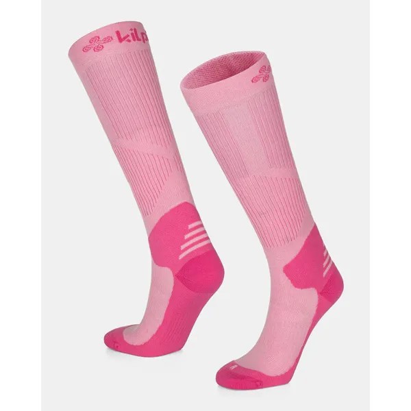Носки для бега унисекс Kilpi COMPRESS-U, цвет rosa