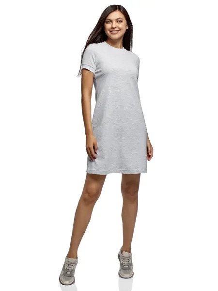 Платье женское oodji 14000162-12 серое XS