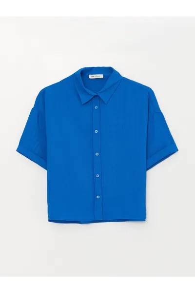 Рубашка – синяя – стандартного кроя LC Waikiki, синий