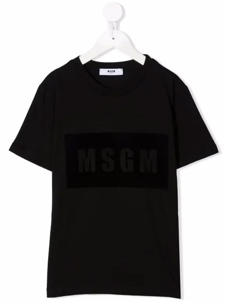 MSGM Kids футболка с круглым вырезом