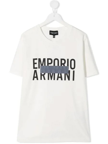 Emporio Armani Kids футболка с логотипом