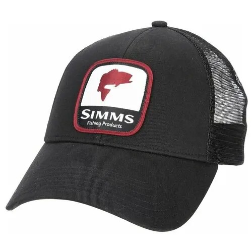 Simms Бейсболка Patch Trucker black, Унисекс, активный отдых