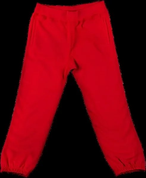 Спортивные брюки Supreme Corner Label Sweatpant 'Red', красный