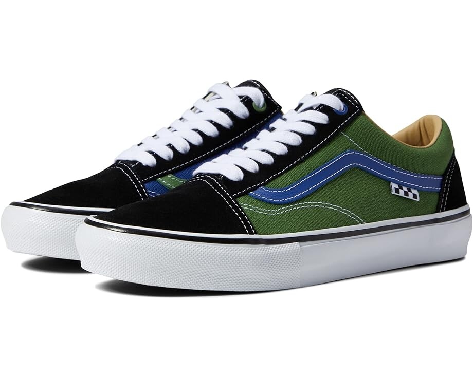 Кроссовки Vans Skate Old Skool, цвет Green/Blue