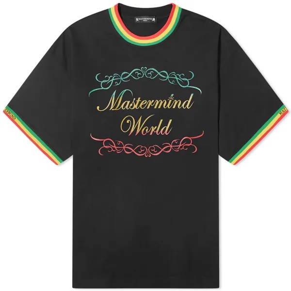Футболка Mastermind World Rasta Ringer T-Shirt, черный