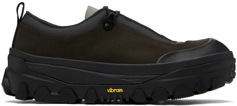 Коричнево-черные кроссовки Vibram Amomento