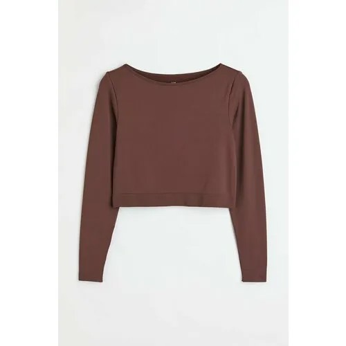 Топ H&M, размер L, коричневый
