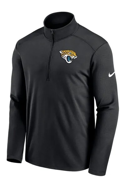 Короткая спортивная куртка Nike на молнии с логотипом Fanatics Jacksonville Jaguars Pacer Nike, черный