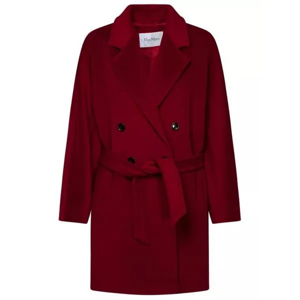 Пальто wool blend coat Max Mara, красный