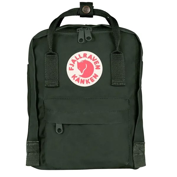 Рюкзак мужской Fjallraven Kanken Mini F23561 темно-зеленый 7 л