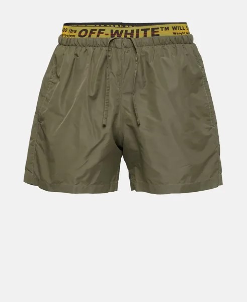 Плавательные шорты Off-White, цвет Moss