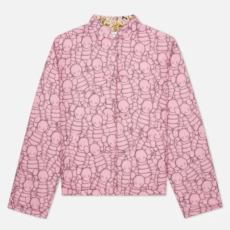 Мужская куртка Comme des Garcons SHIRT x KAWS Print B/F, цвет розовый, размер XL
