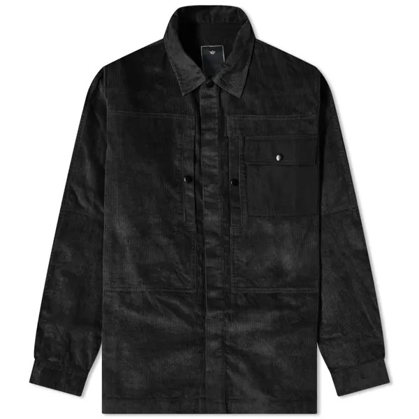 Рубашка Maharishi Hemp Cord Overshirt, черный