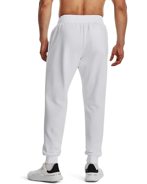 Брюки Under Armour Rival Fleece Joggers, цвет White/Black