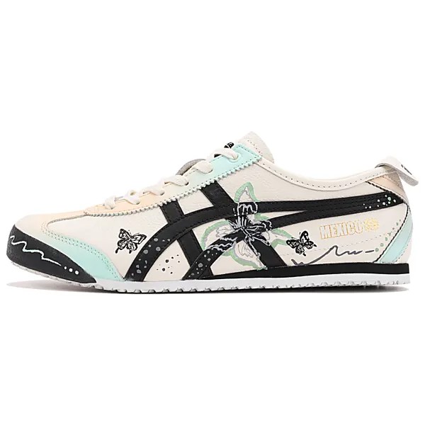 Кроссовки Onitsuka Tiger MEXICO 66 Lifestyle Shoes Unisex Low-top White/green, зеленый